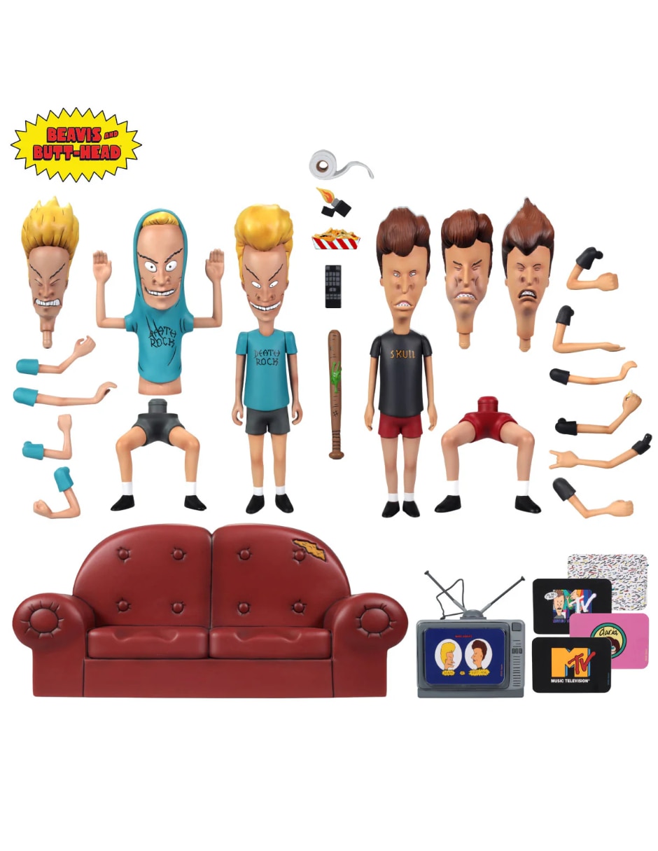 Set de figura de colección articulada Beavis y Butt-Head limitada Mondo