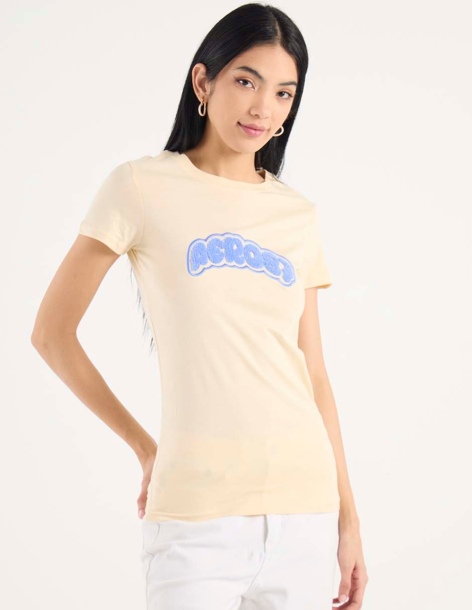 Playera manga corta Aero cuello redondo para mujer