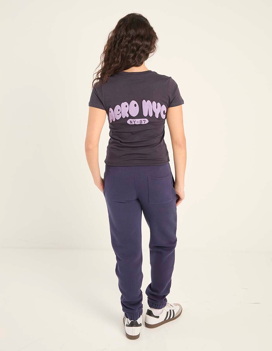 Playera manga corta cuello redondo mujer 6