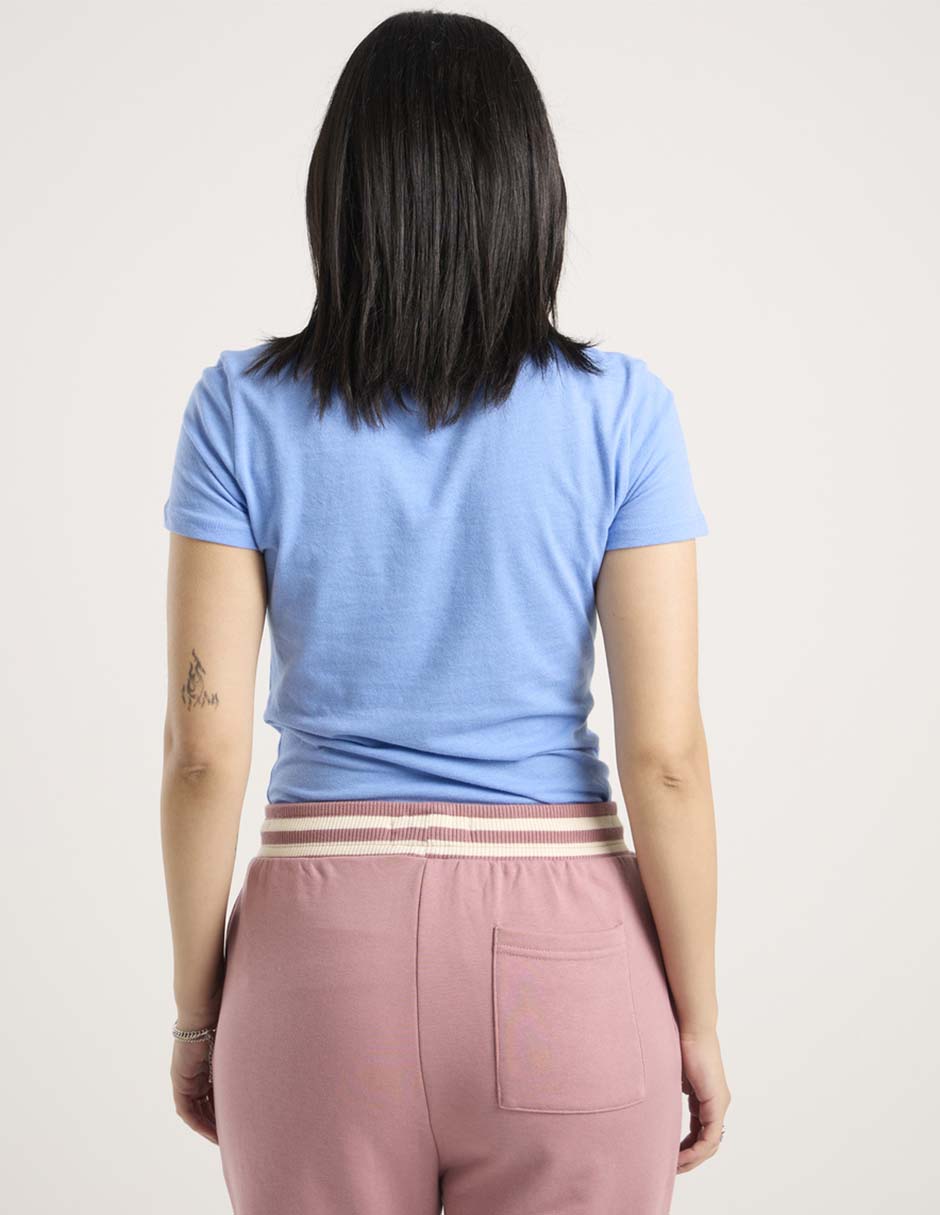 Playera manga corta cuello redondo mujer 2