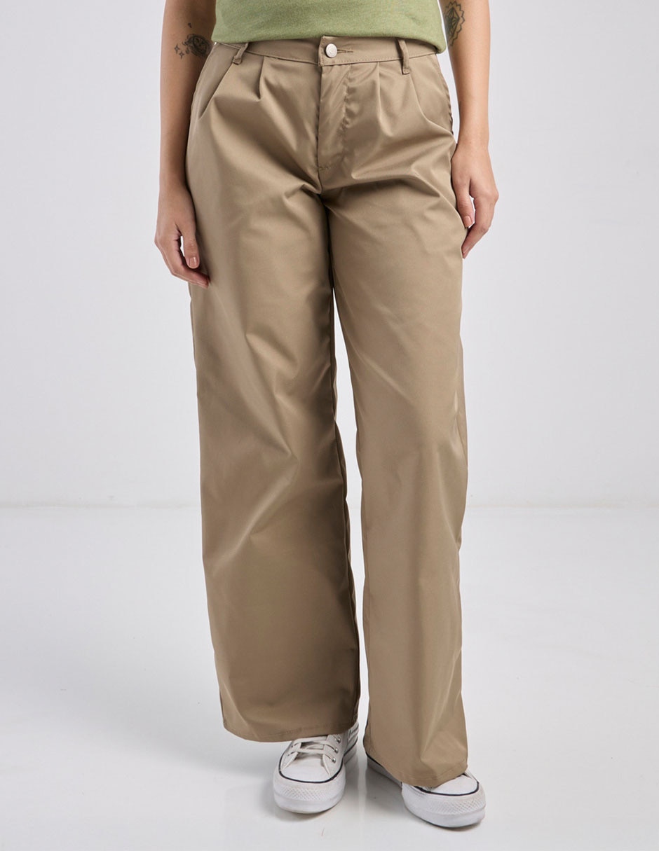 Pantalón relaxed Aéropostale wide leg para mujer