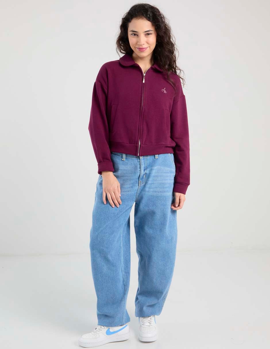Jeans relaxed barrel Aéropostale para mujer