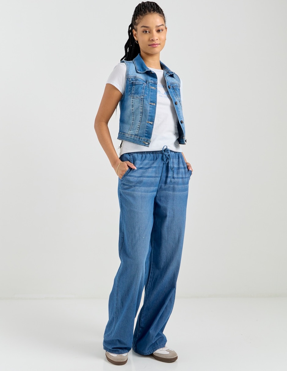 Jeans relaxed wide leg Aéropostale para mujer