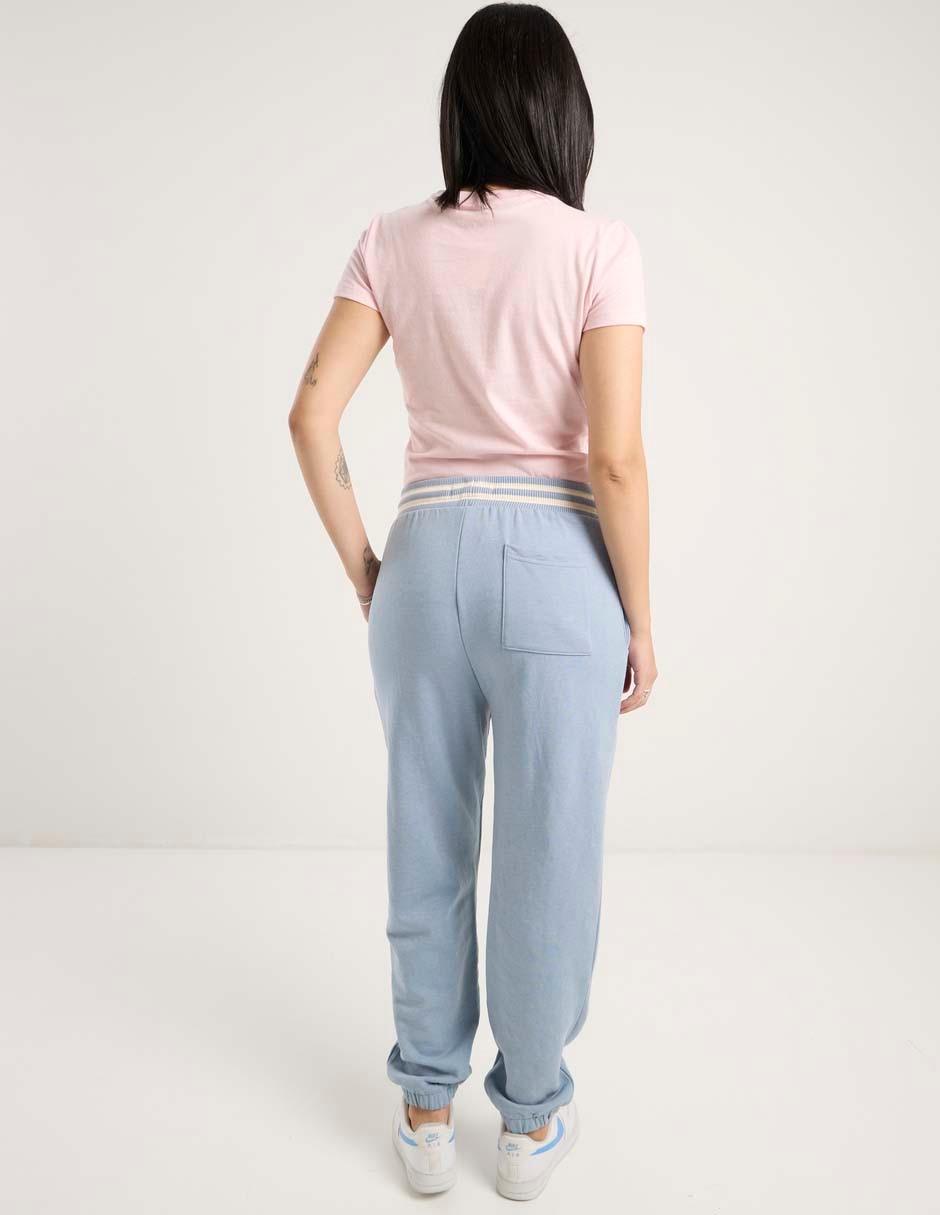 Pants regular con jareta para mujer 4