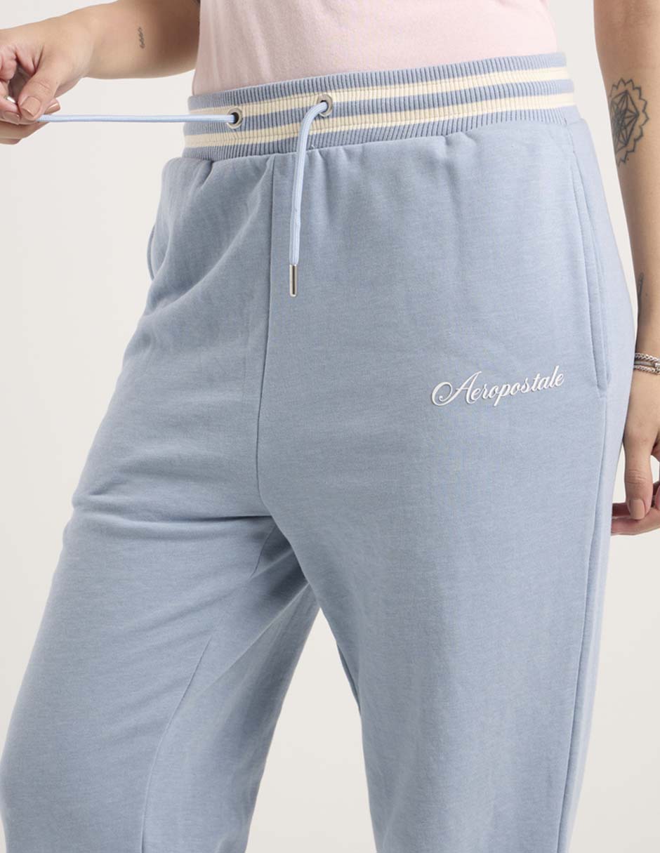 Pants regular con jareta para mujer 2