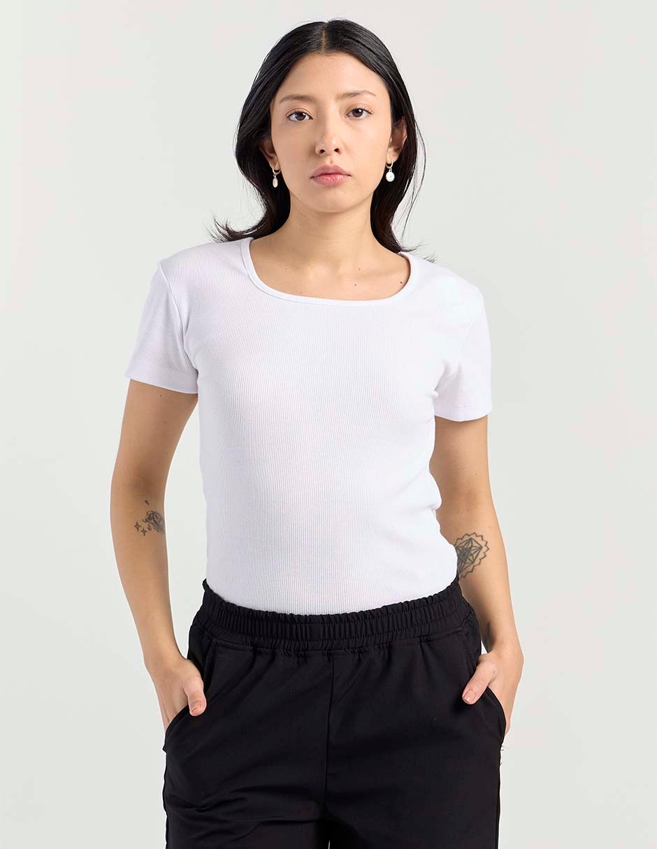 Blusa manga corta para mujer 1