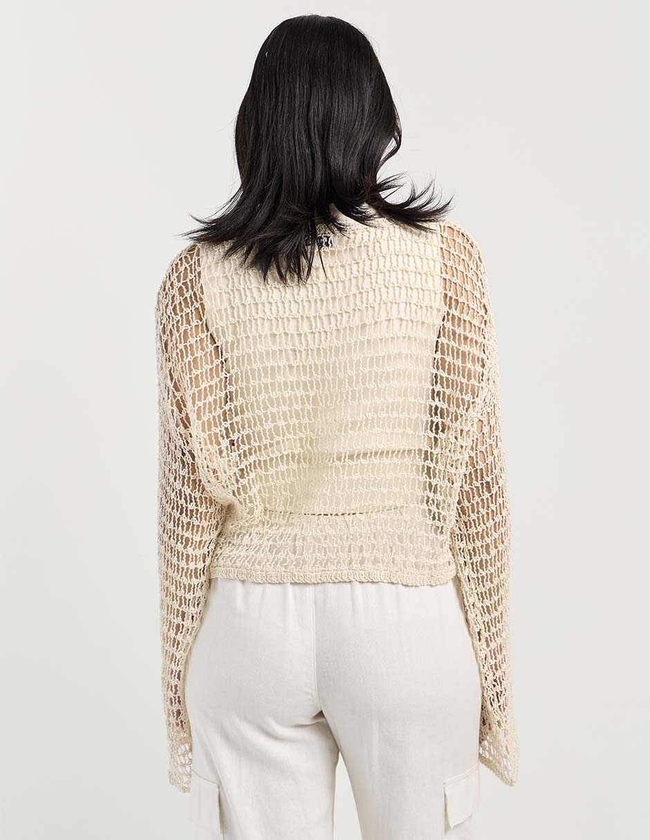 Suéter cuello redondo para mujer 6