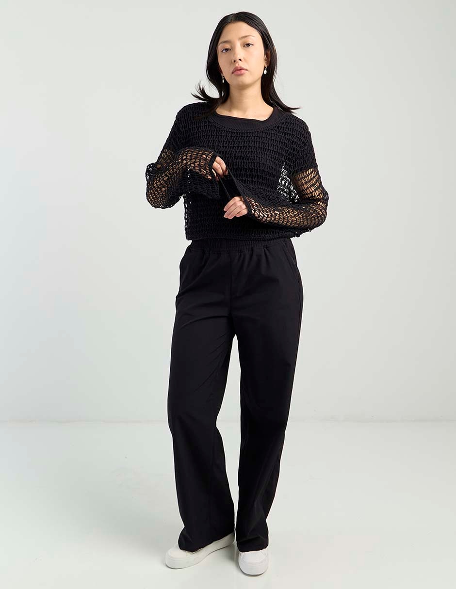Suéter cuello redondo para mujer 3