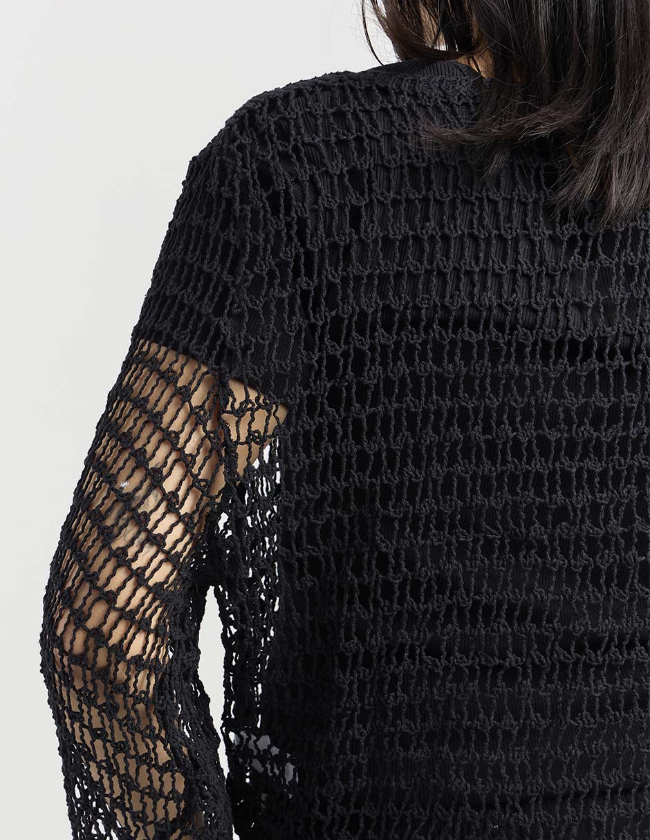 Suéter cuello redondo para mujer 5