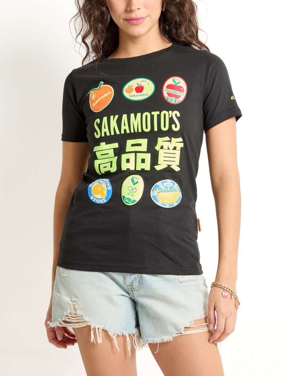 Playera manga corta Aero cuello redondo para mujer