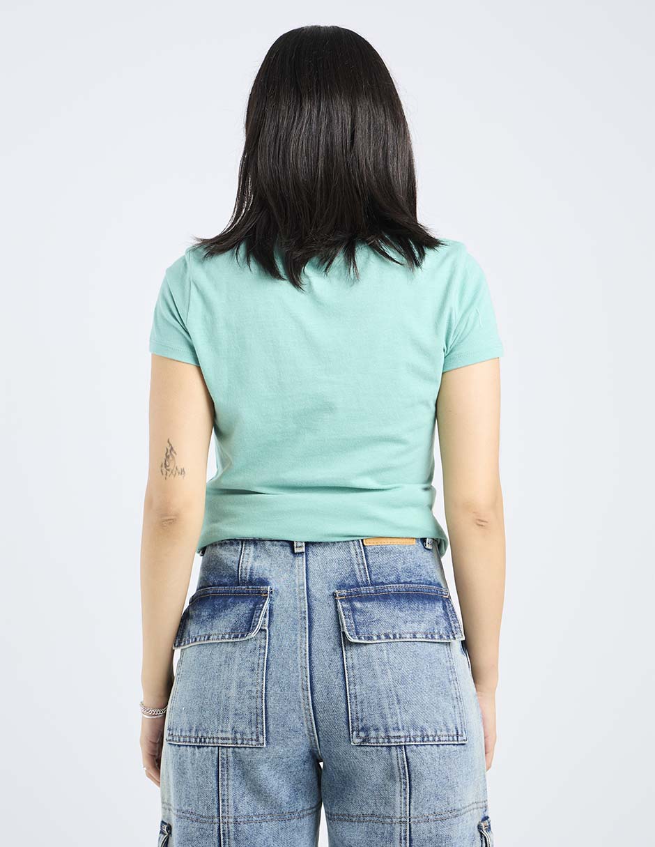 Playera manga corta Aero cuello redondo para mujer