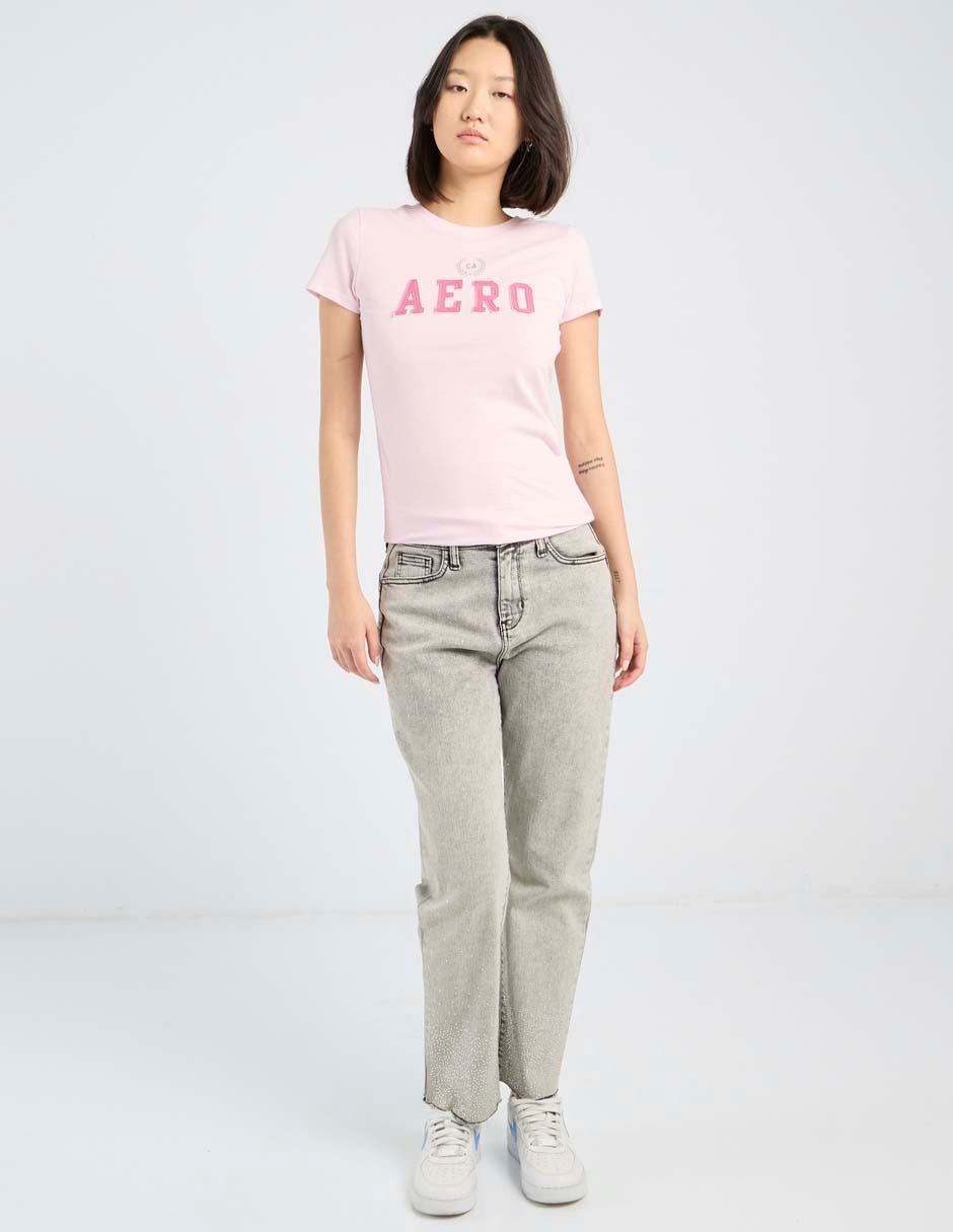 Playera manga corta cuello redondo mujer 3