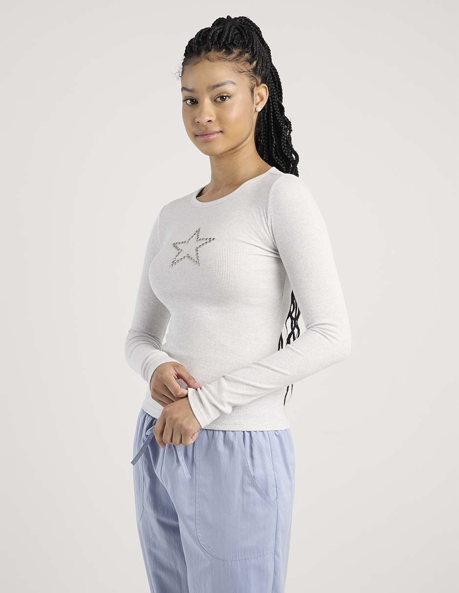 Blusa Aéropostale manga larga para mujer