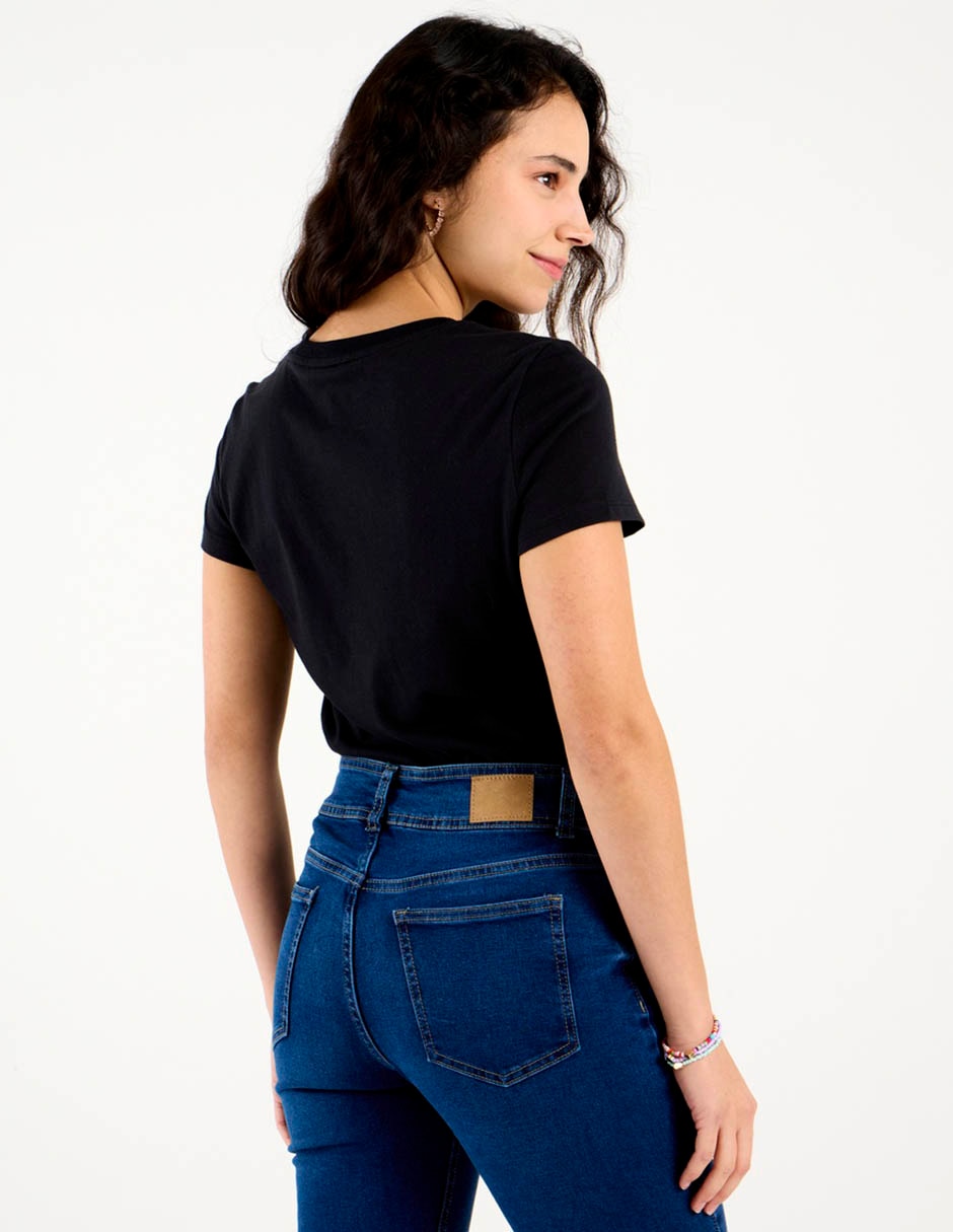 Playera manga corta Aéropostale cuello redondo para mujer 6