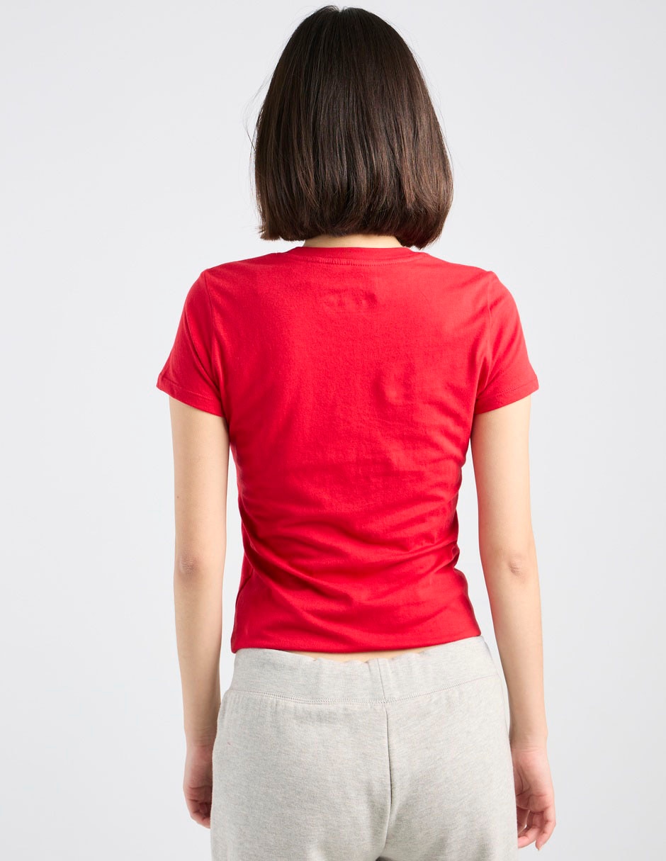 Playera manga corta cuello redondo mujer 6