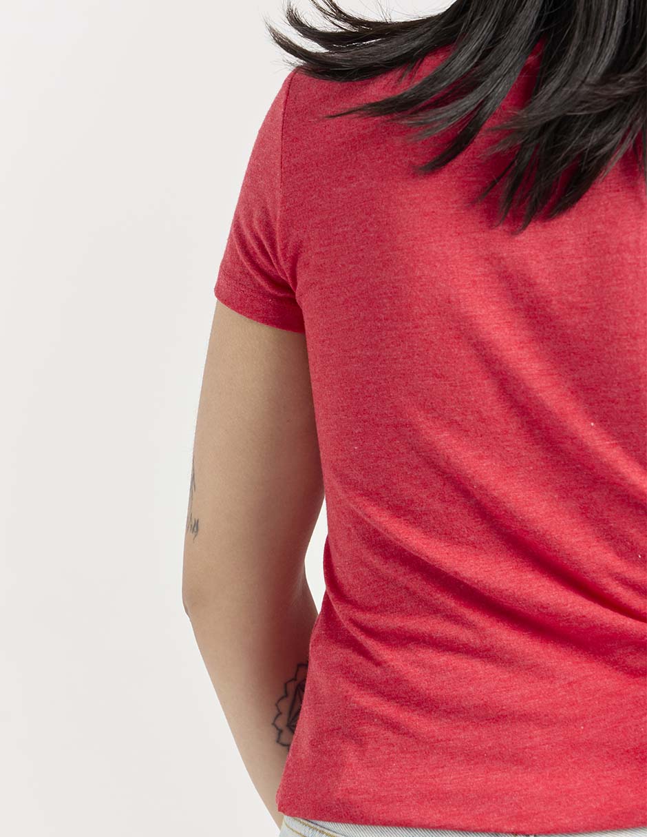 Playera manga corta cuello redondo mujer 2