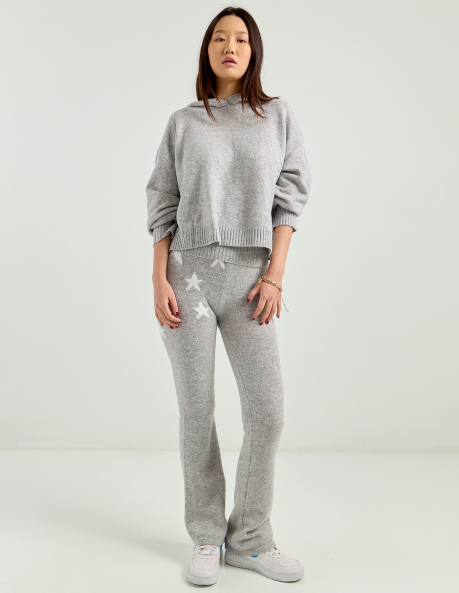 Pants regular con elástico para mujer 3