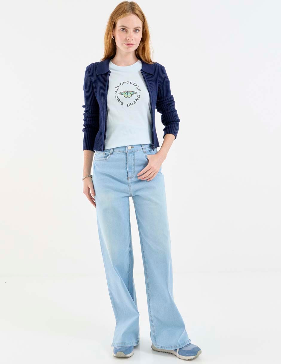Playera manga corta cuello redondo para mujer 3
