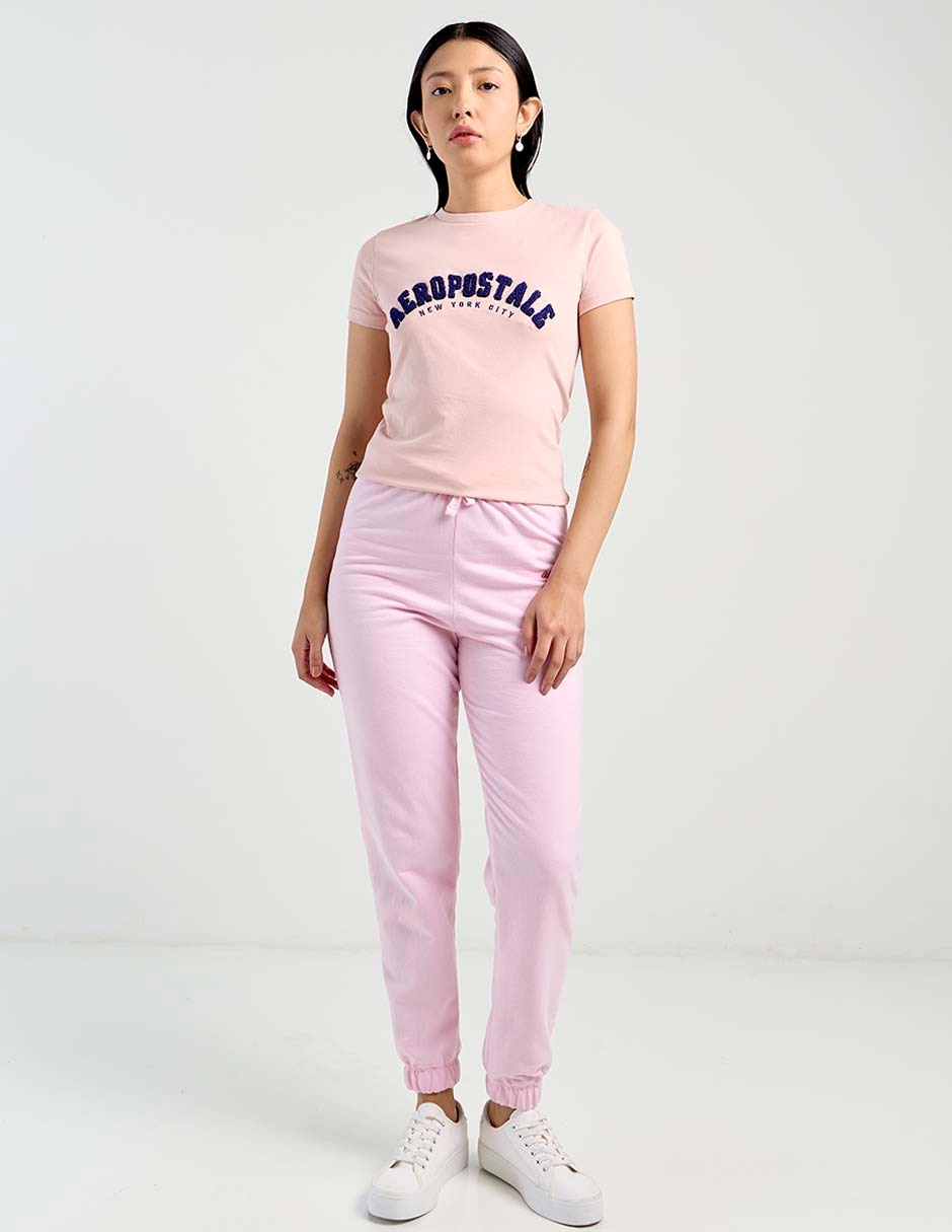 Playera manga corta cuello redondo mujer 6