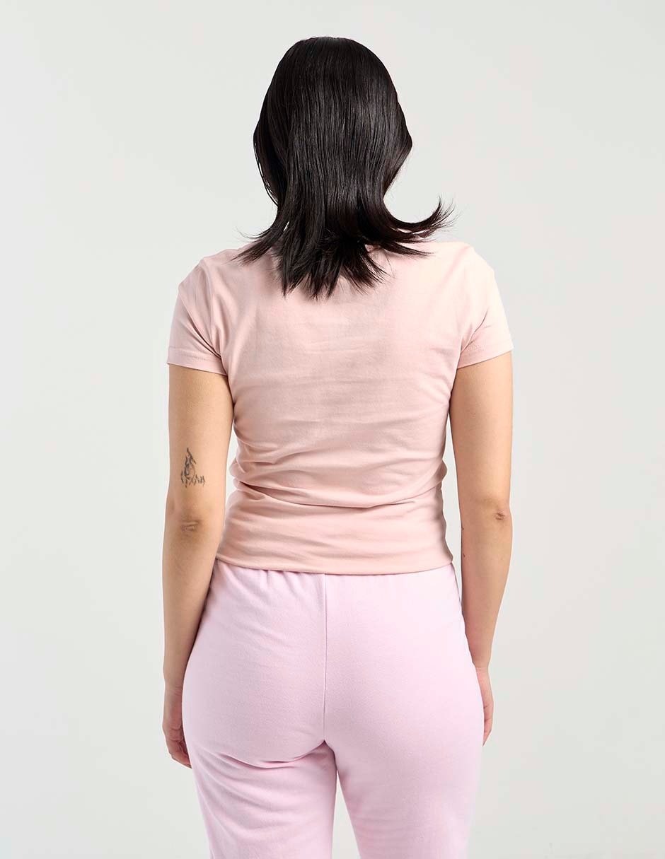 Playera manga corta cuello redondo mujer 3