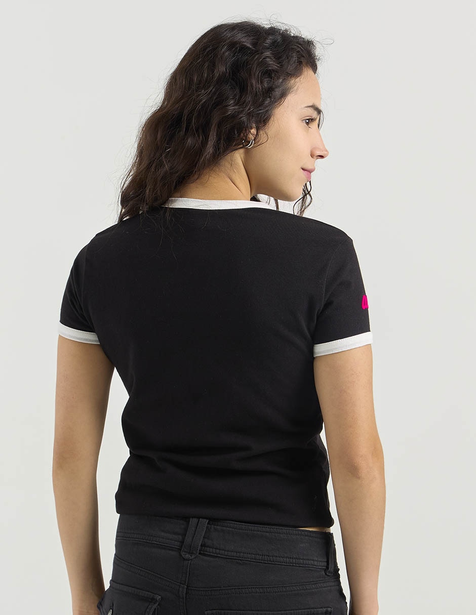 Playera manga corta Aéropostale cuello redondo para mujer