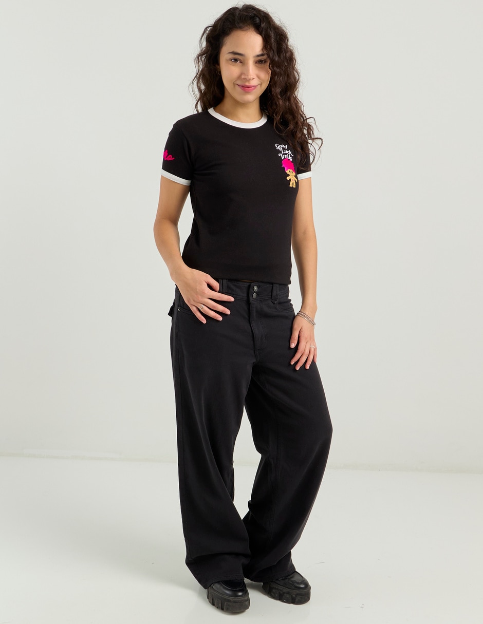 Playera manga corta Aéropostale cuello redondo para mujer