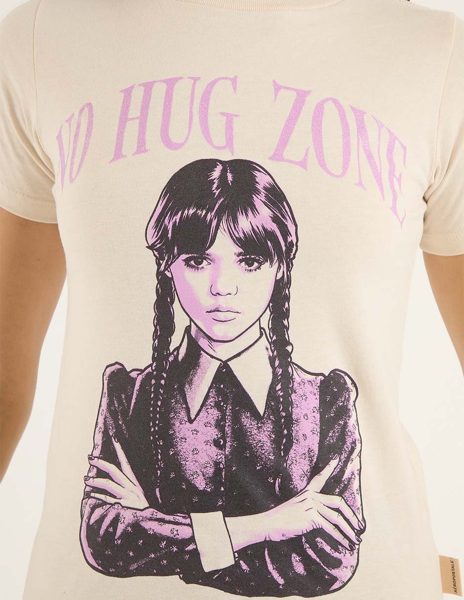Playera manga corta cuello redondo para mujer 4