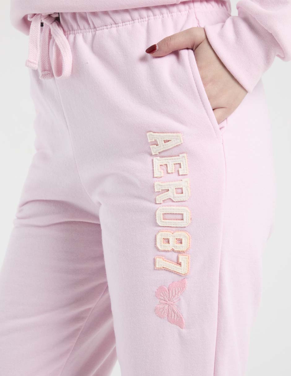 Pants regular Aéropostale con jareta para mujer 4