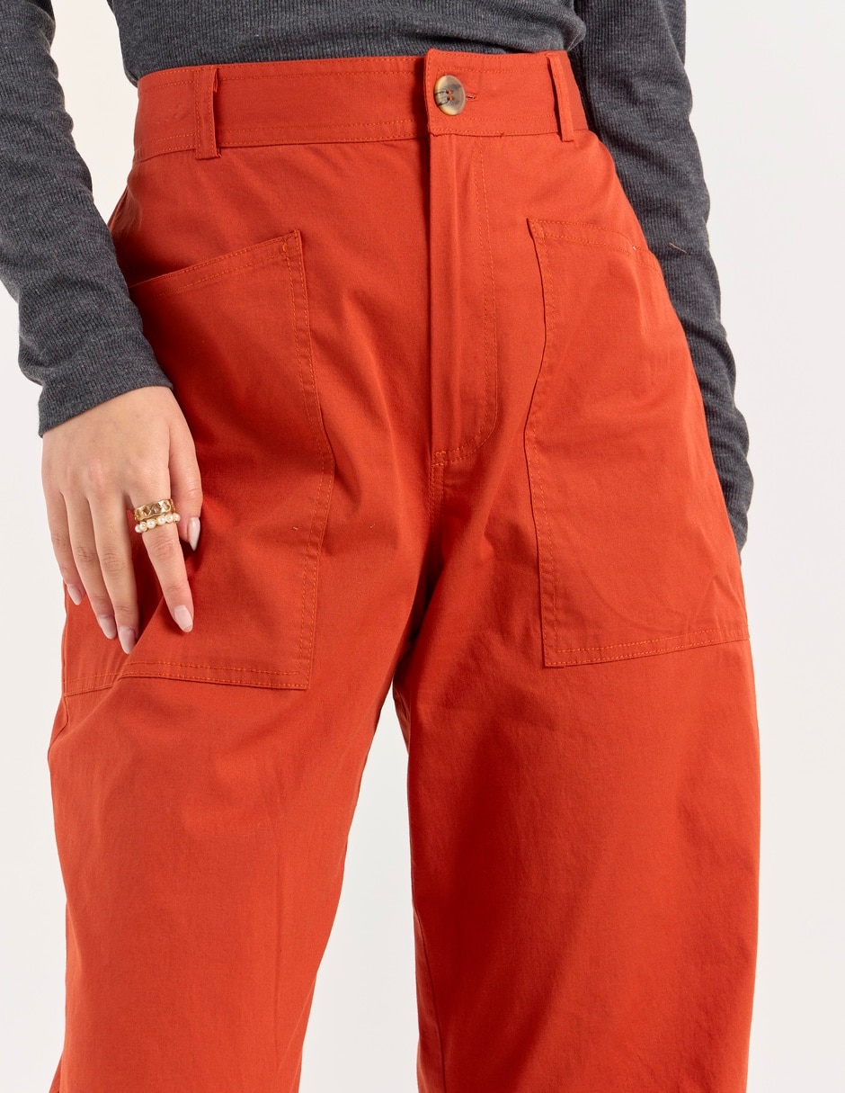 Pantalón relaxed straight para mujer 4