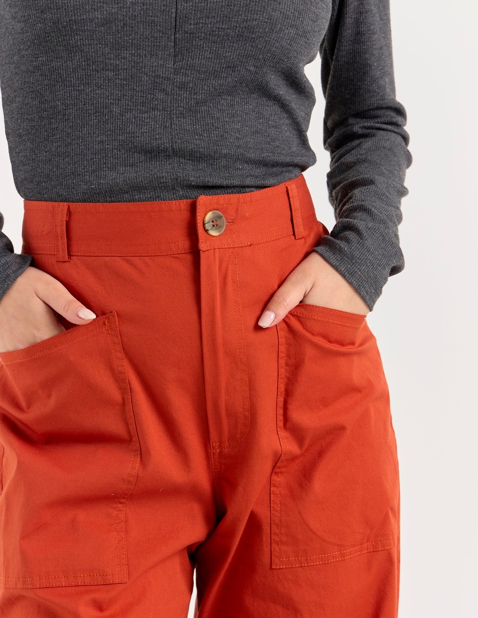 Pantalón relaxed straight para mujer 5