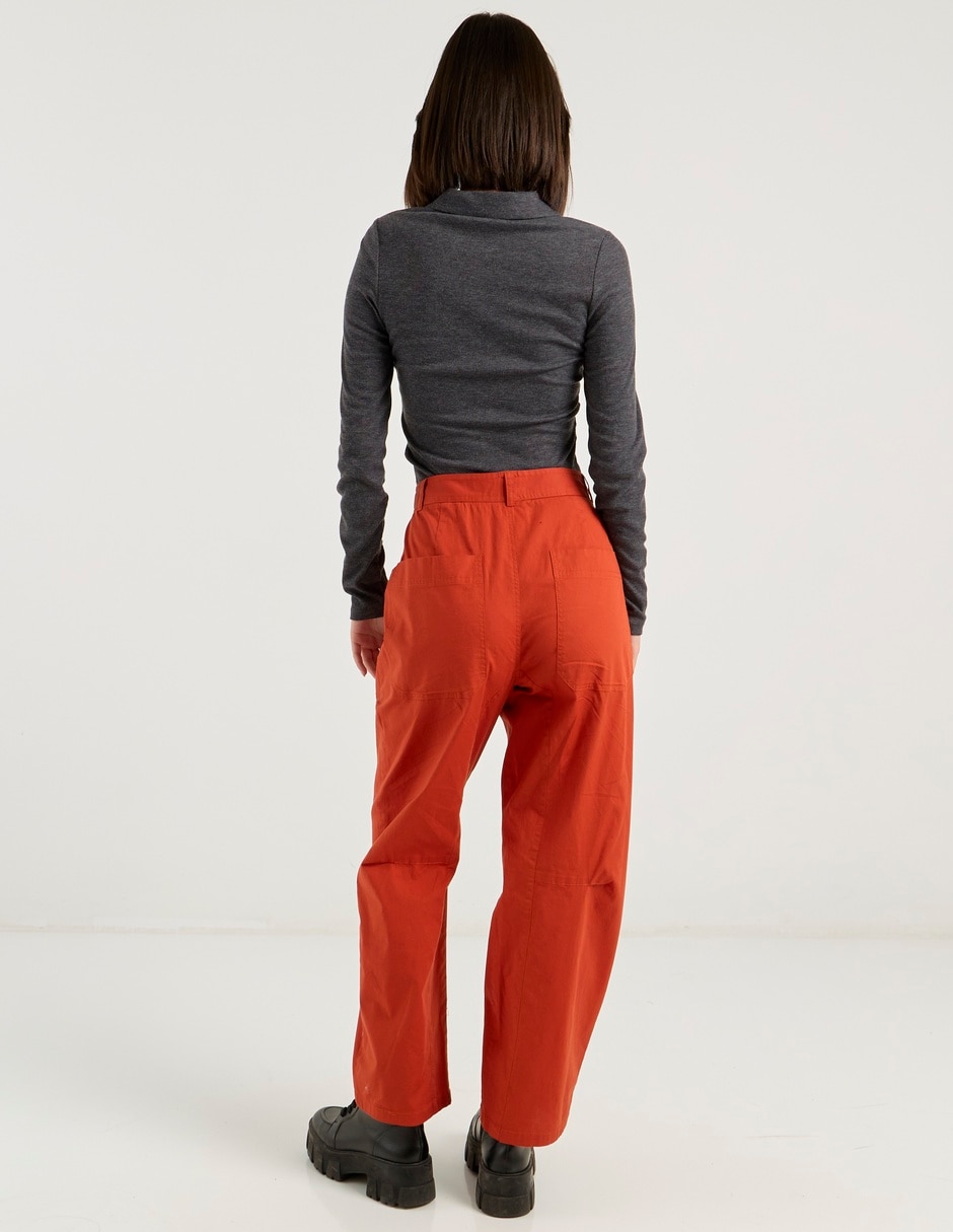 Pantalón relaxed straight para mujer 6