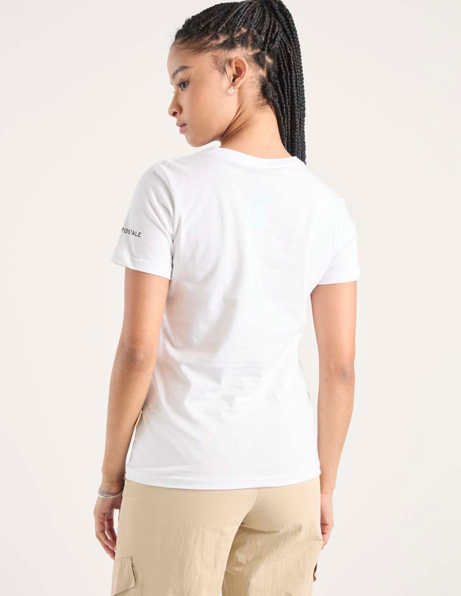 Playera manga corta La esposa de Frankenstein cuello redondo para mujer 5