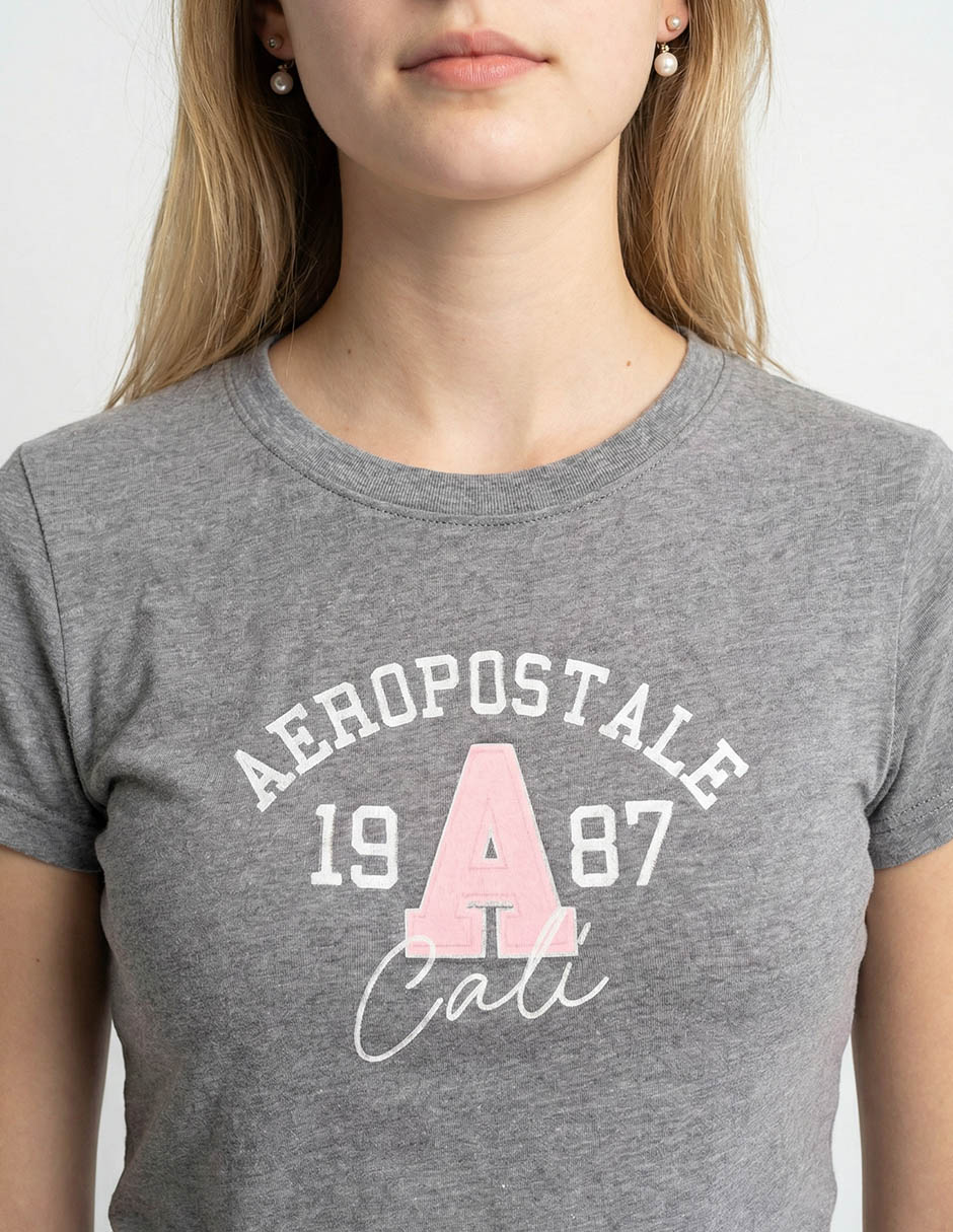 Playera manga corta Aero cuello redondo para mujer