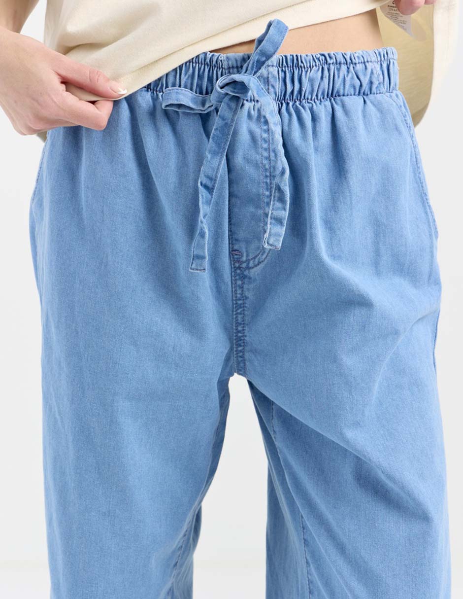 Pantalón relaxed Aéropostale wide leg para mujer