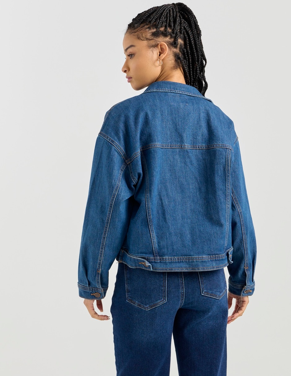Chamarra denim Aéropostale de mezclilla para mujer
