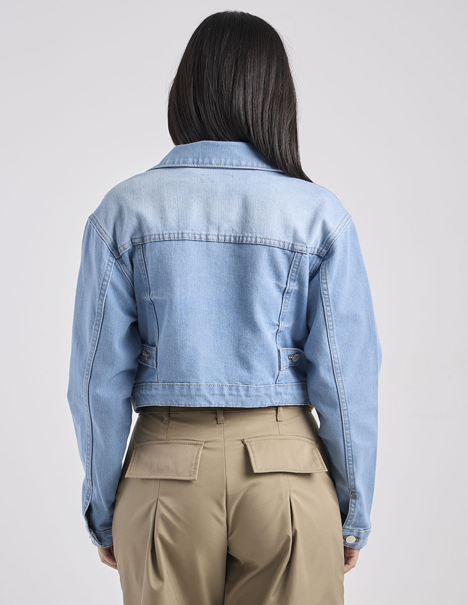 Chamarra denim Aéropostale de mezclilla para mujer