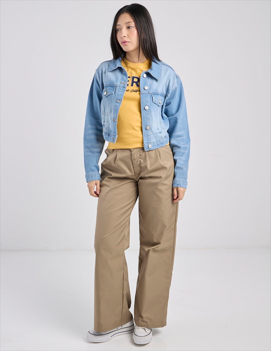 Chamarra denim Aéropostale de mezclilla para mujer