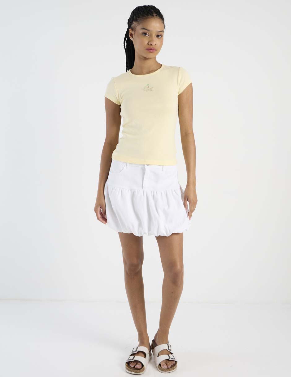 Playera manga corta cuello redondo mujer 5