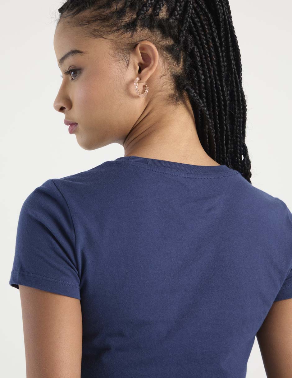 Playera manga corta Aero cuello redondo para mujer