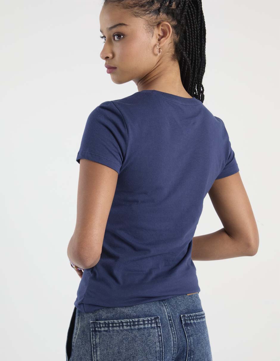 Playera manga corta Aero cuello redondo para mujer