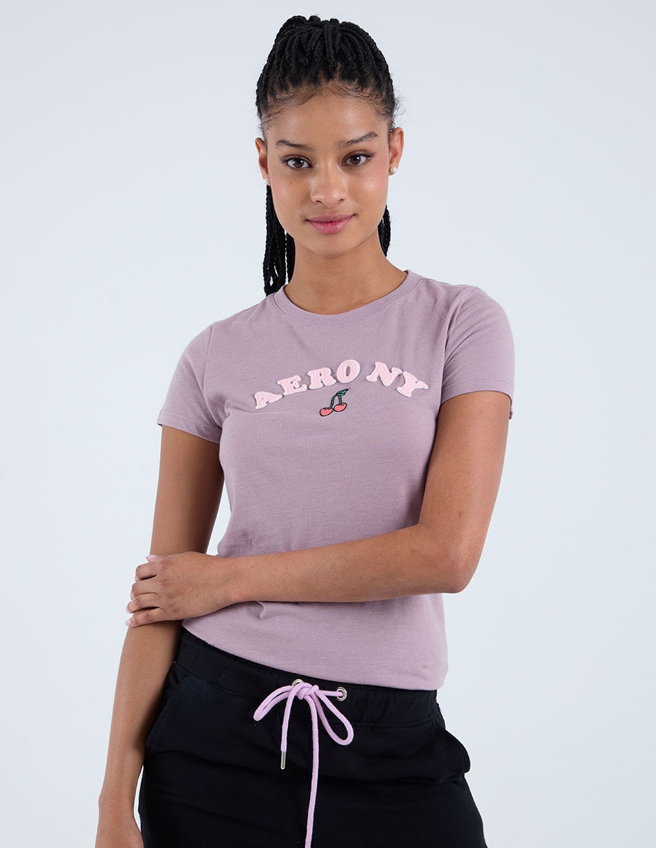PLAYERA AERO 100260606 REGULAR LOGO RED