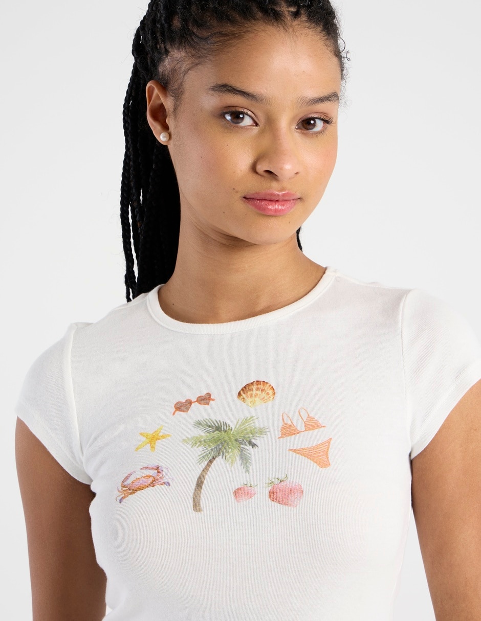 PLAYERA AERO 100265860 REGULAR LOGO RED