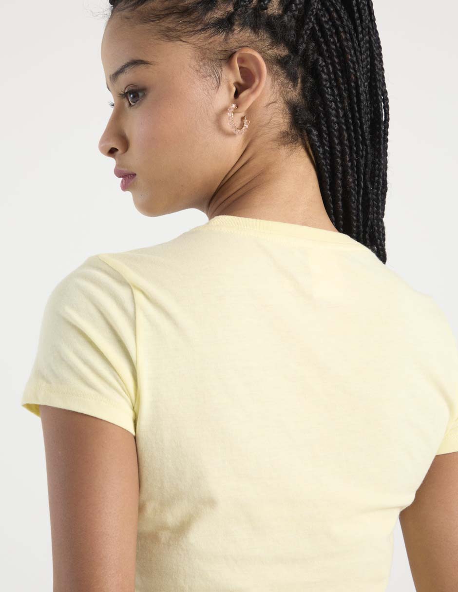 Playera manga corta Aéropostale cuello redondo para mujer