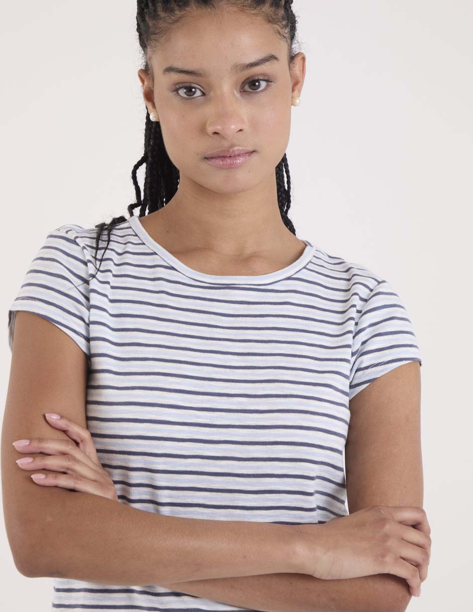 Playera manga corta Aero cuello redondo para mujer