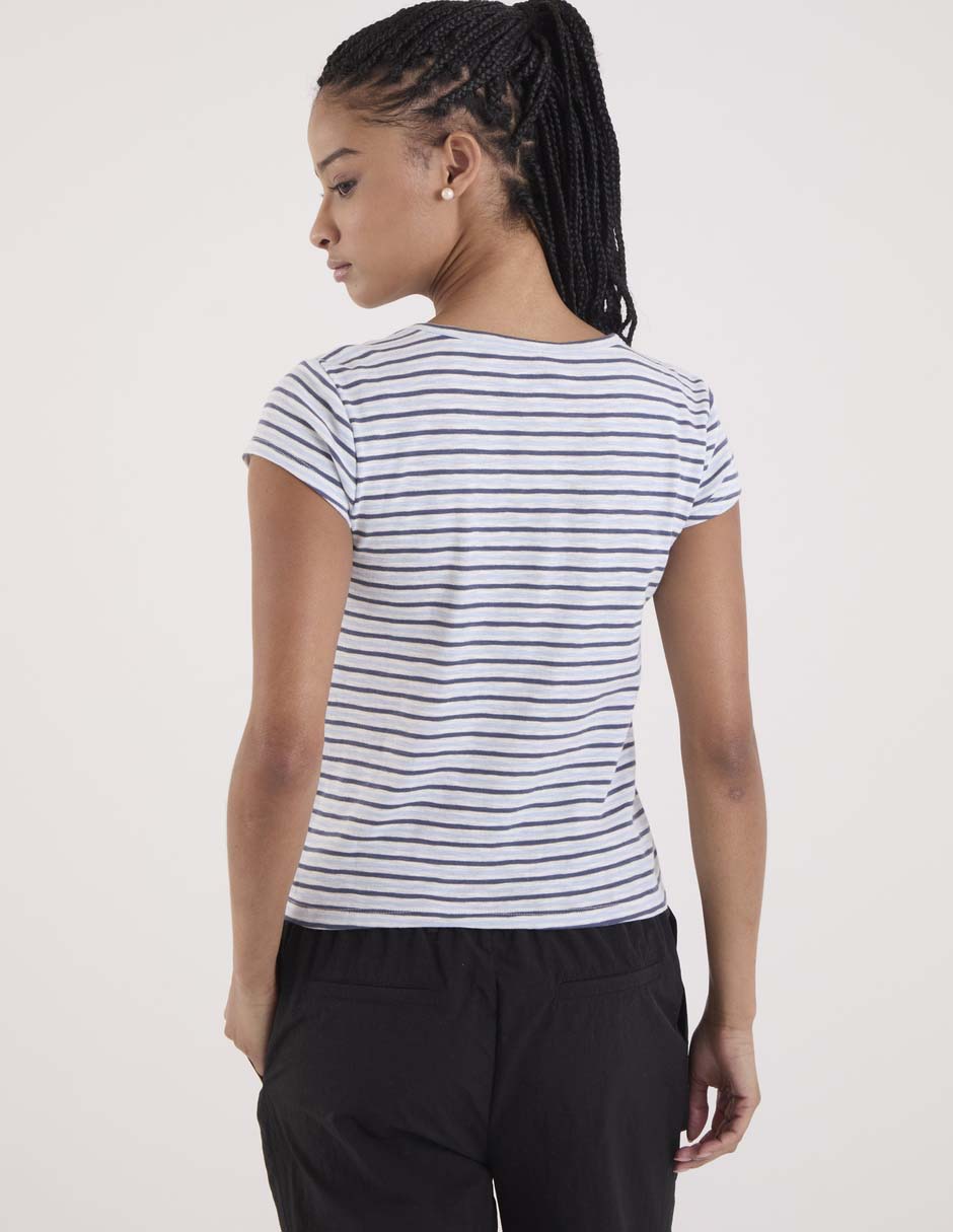Playera manga corta Aero cuello redondo para mujer