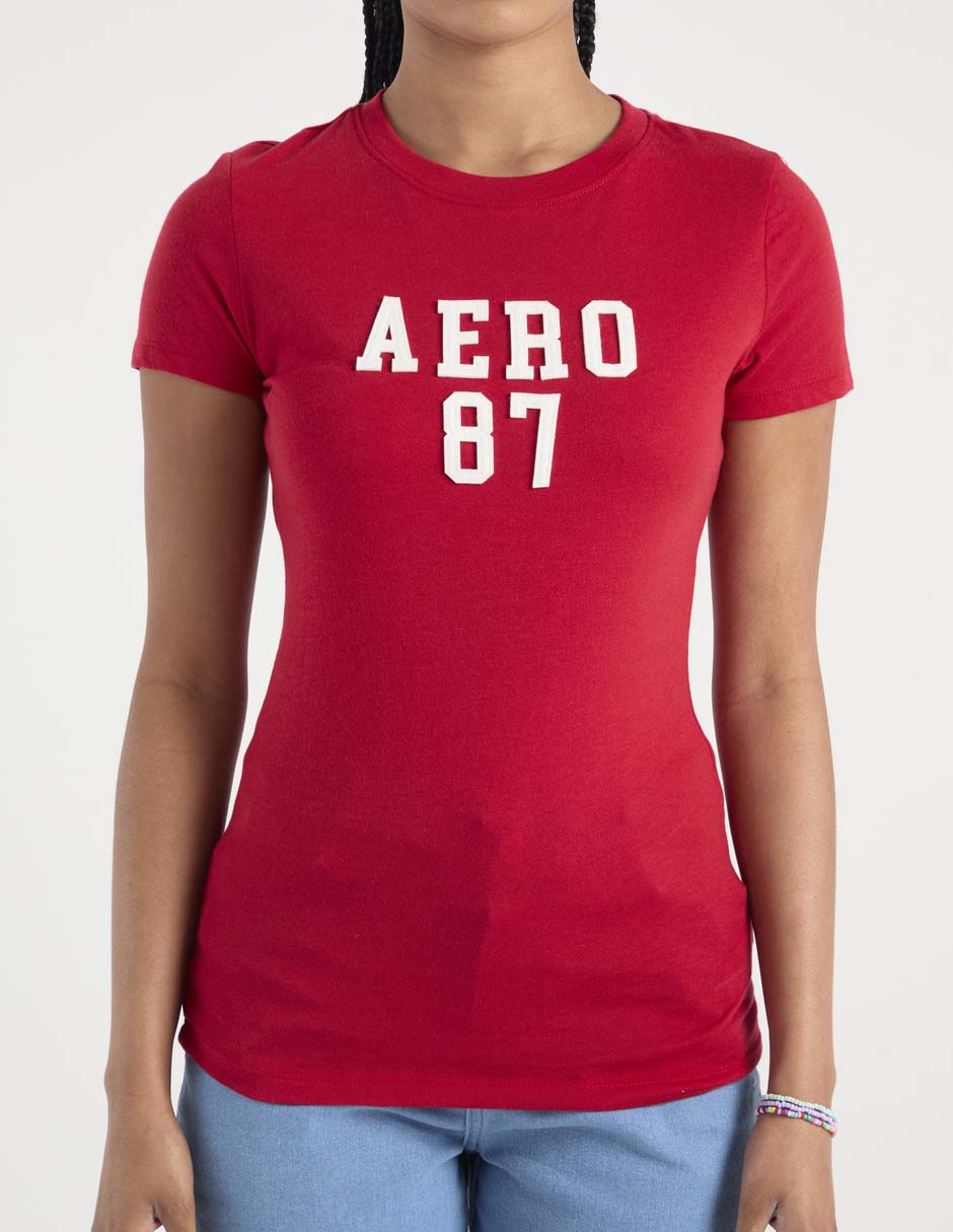 Playera manga corta cuello redondo mujer 3