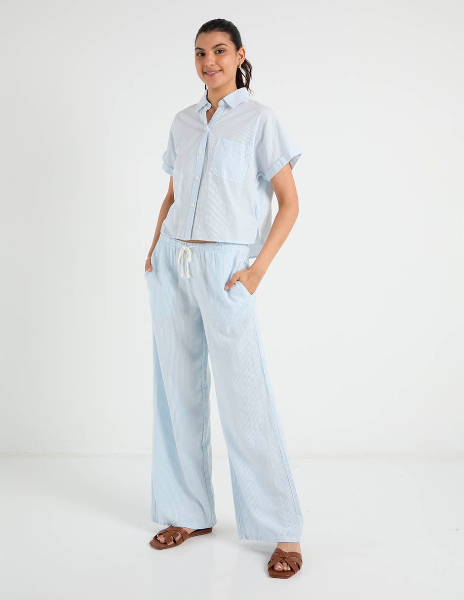 Pantalón Aéropostale wide leg para mujer