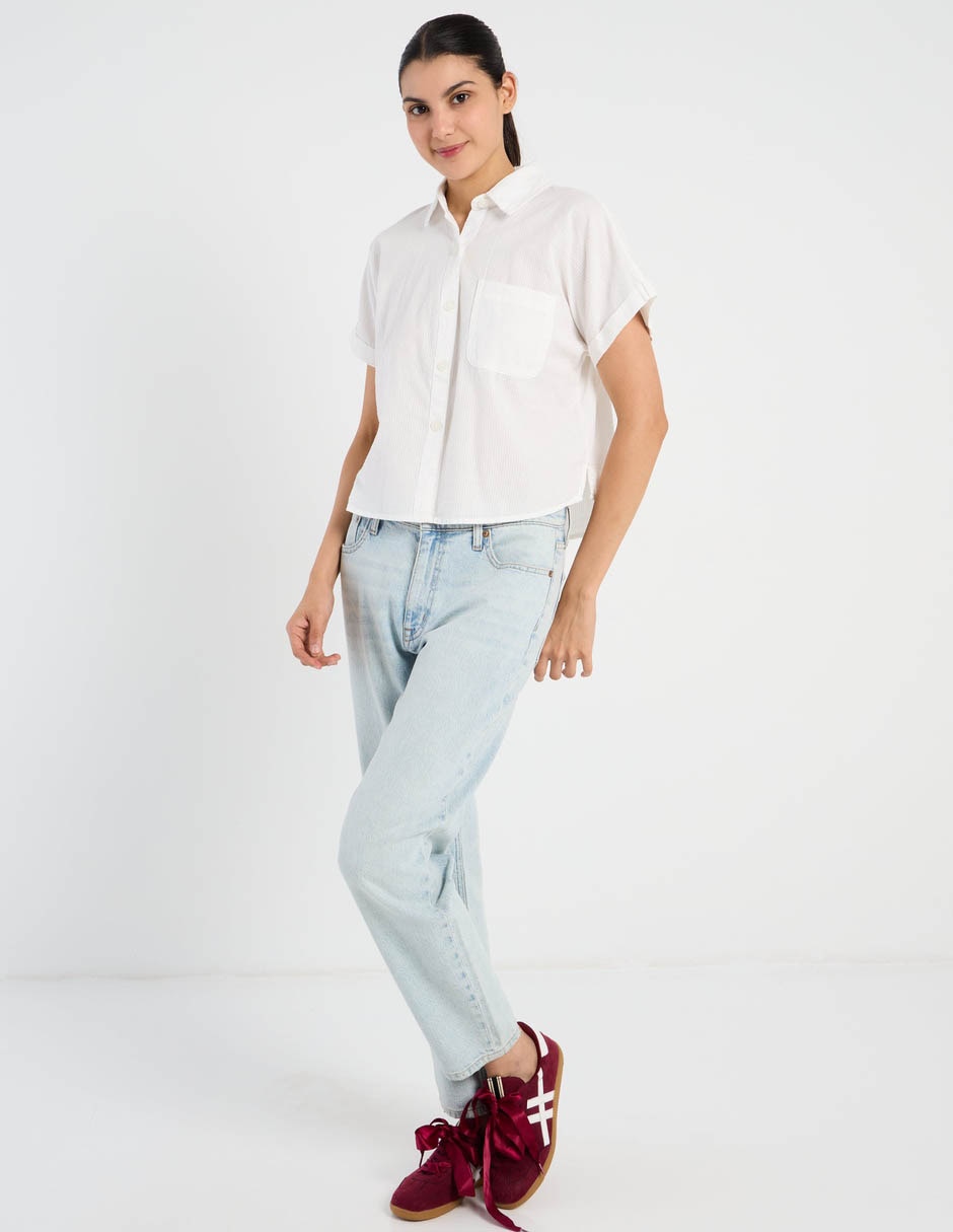 Blusa Aéropostale manga corta para mujer