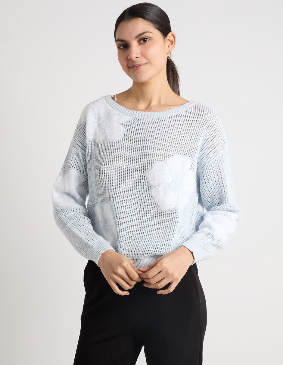 Suéter aéropostale cuello ojal para mujer