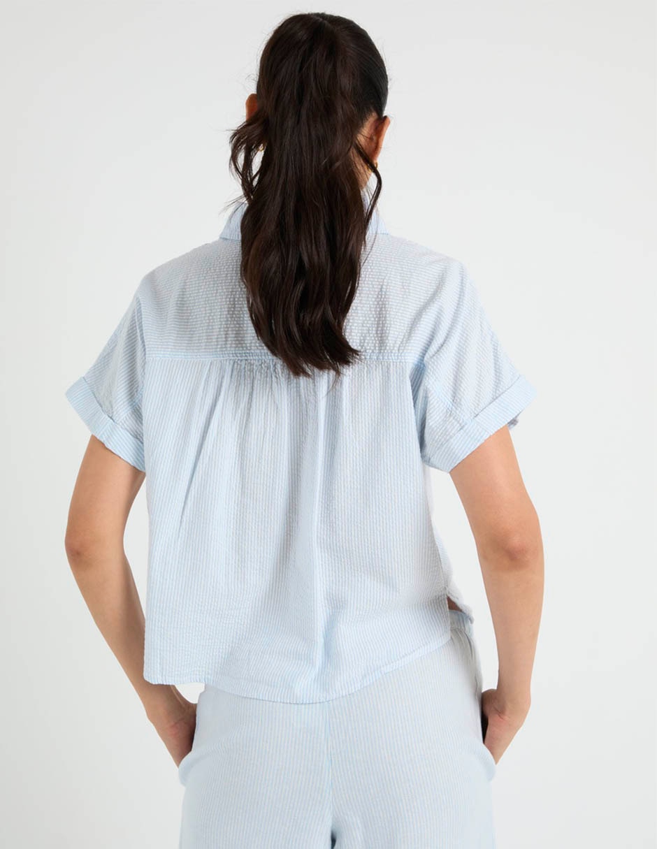 Blusa Aéropostale manga corta para mujer